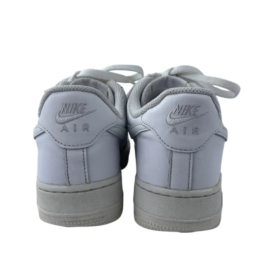 Nike Air Force 1 Women's White Leather Low Top Lace Up Athletic Sneakers Shoes 8